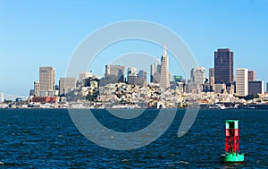 San Francisco Skyline from Bay Bouy