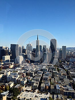 San francisco skyline buildings city