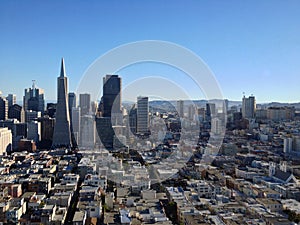 San francisco skyline buildings city