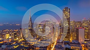 San Francisco Skyline at Dusk