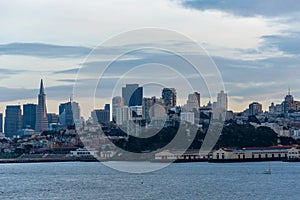 The San Francisco Skyline at Dusk