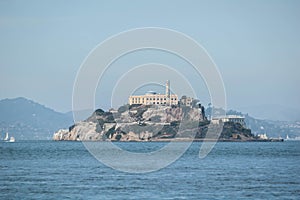 SAN FRANCISCO, UNITED STATES - 30 October 2022: Alcatraz Island photo