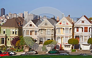 San Francisco. Victorian homes.