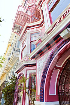 San Francisco Victorian houses in Haight Ashbury California