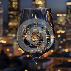 San Fransisco USA, City Diorama Part of our cities in a glass series