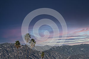 San Gabriel Mountains Panorama