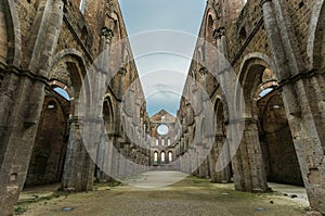 San Galgano Abbey ruins photo