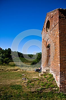 San Galgano Abbey's surroundings Tuscany, Italy
