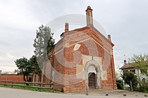 San Giacomo della Cerreta church ancient religion christian via francigena passage pilgrims panorama landscape art history culture