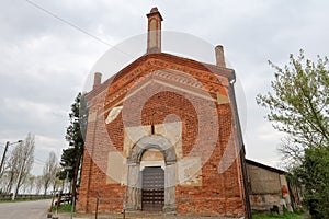 San Giacomo della Cerreta church ancient religion christian via francigena passage pilgrims panorama landscape art history culture