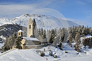 San Gian Church in Celerina