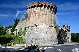 San Gimignano fortification in Tuscany, Italy photo