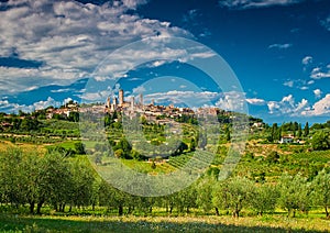 San Gimignano, one of the nicest villages of Italy photo