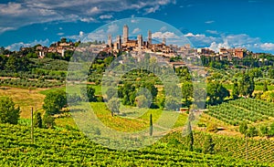 San Gimignano, one of the nicest villages of Italy photo