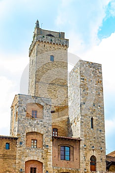 San Gimignano is a small medieval town near Siena, Tuscany, Italy