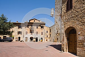 San Gimignano town square