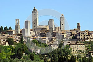 San Gimignano, Tuscany, Italy photo