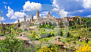 San Gimignano - Tuscany, Italy photo