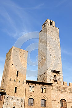 San Giminiano towers in Tuscany, Italy