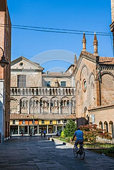 San Giorgio cathedral, Duomo of Ferrara. Emilia-Romagna. Italy.