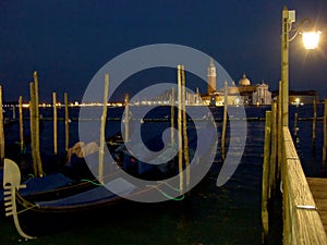 San Giorgio Maggiore island and church in Venice Italy