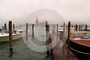 San Giorgio Maggiore Rain, Venice