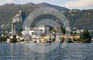 San Giulio island on Orta Lake