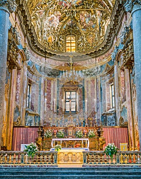 Principale altare Chiesa da. Sicilia meridionale 