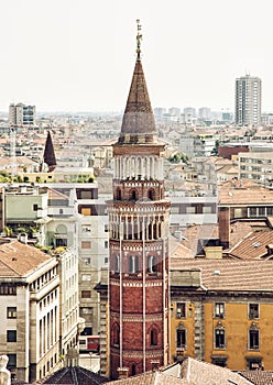 San Gottardo church in Milan, Italy photo