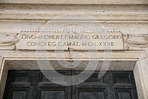 San Gregorio Magno al Celio church in Rome photo