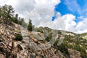 San isabel national forest rocky mountain views in colorado