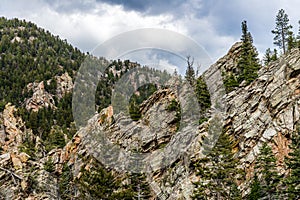 San isabel national forest rocky mountain views in colorado photo