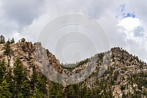 San isabel national forest rocky mountain views in colorado photo