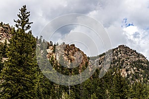 San isabel national forest rocky mountain views in colorado photo