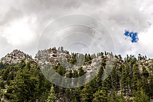 San isabel national forest rocky mountain views in colorado photo