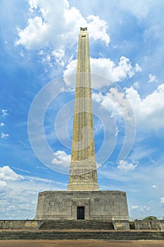 The San Jacinto Monument on a nice