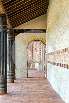San Javier Church Corridor photo