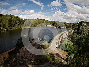 The San JerÃÂ³nimo dam in La Cumbre, Cordoba, Argentina photo