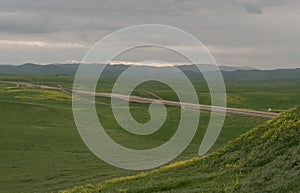 San Joaquin Valley in springtime