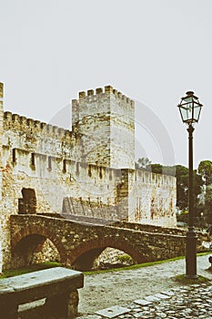 San jorge castle in lisbon