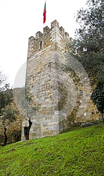 san jorge castle in lisbon