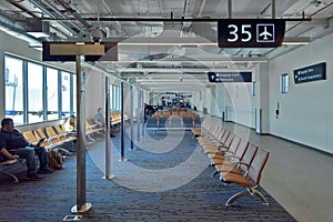 San Jose International Airport Termimal B Gate Waiting Area