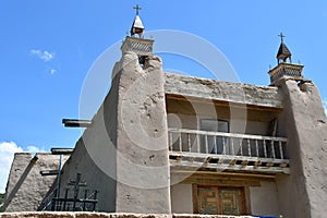 San Jose de Gracia Church in Las Trampas, New Mexico