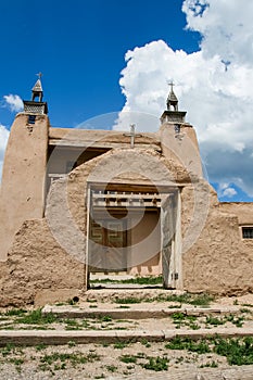 San Jose de Gracia Church in Las Trampas, New Mexico