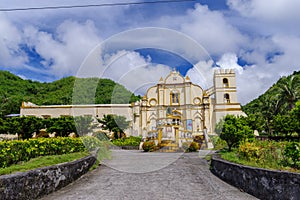 San Jose de Obrero Church view from road, Batanes photo