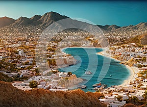 San Jose del Cabo, Baja California Sur, Mexico. Generative AI. photo