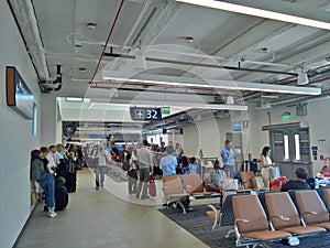 San Jose International Airport Termimal B Gate Waiting Area