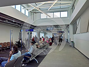 San Jose International Airport Termimal B Gate Waiting Area