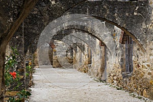 San Jose Mission Arches in San Antonio, Texas