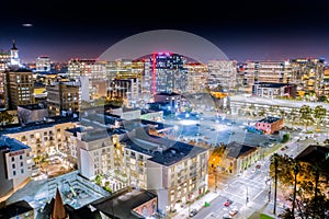 San Jose Skyline at Night photo